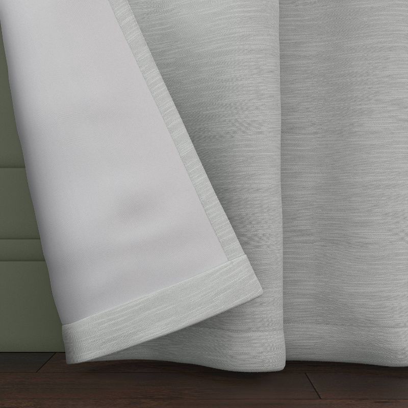 slide 4 of 7, 50"x63" Blackout Henna Window Curtain Panel Gray - Threshold™, 1 ct