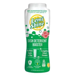 Lemi Shine Dish Detergent Booster - 20oz: Phosphate-Free, Unscented, Crystals, Multi-Surface