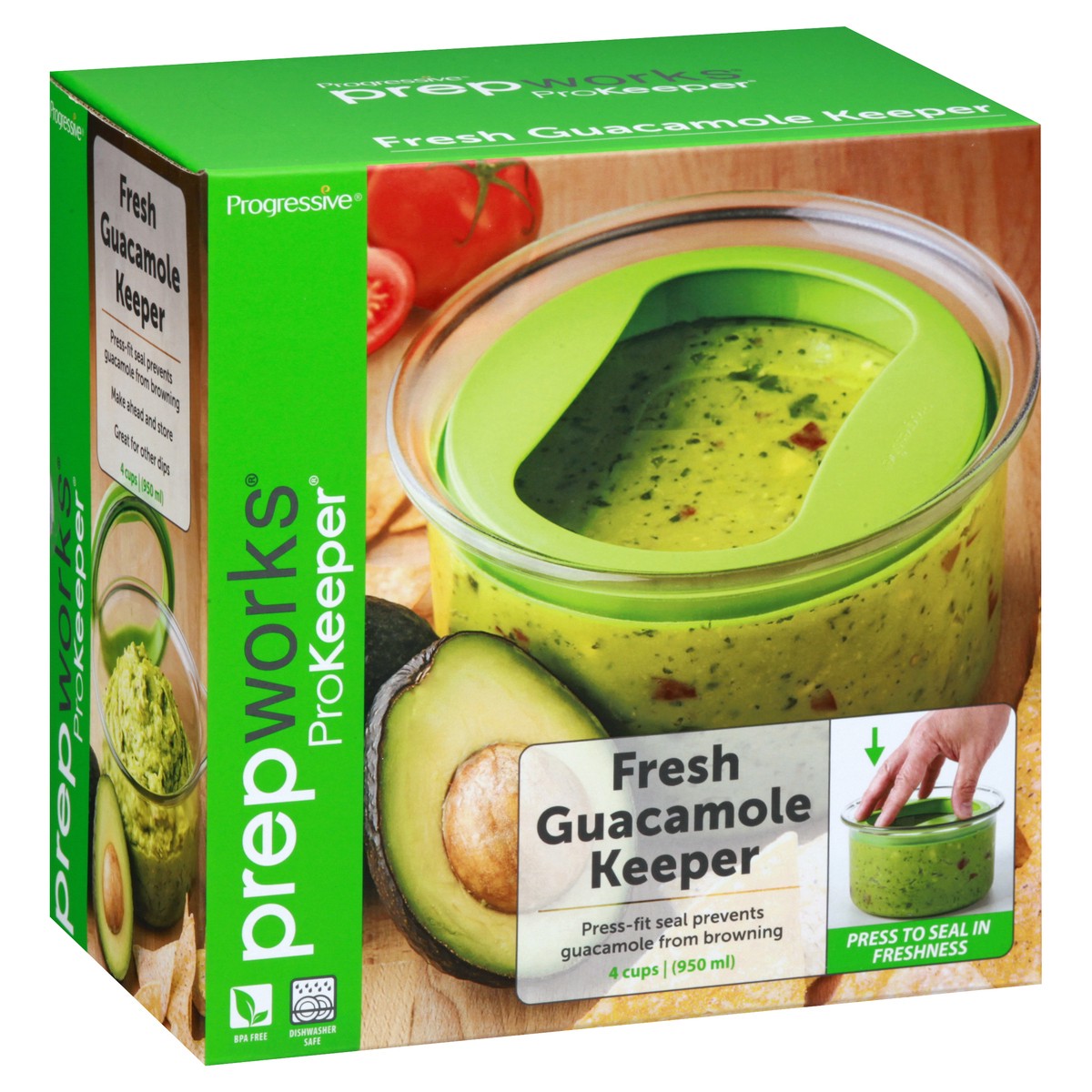 slide 2 of 9, Prepworks ProKeeper Fresh Guacamole Keeper 4 ea, 1 ct