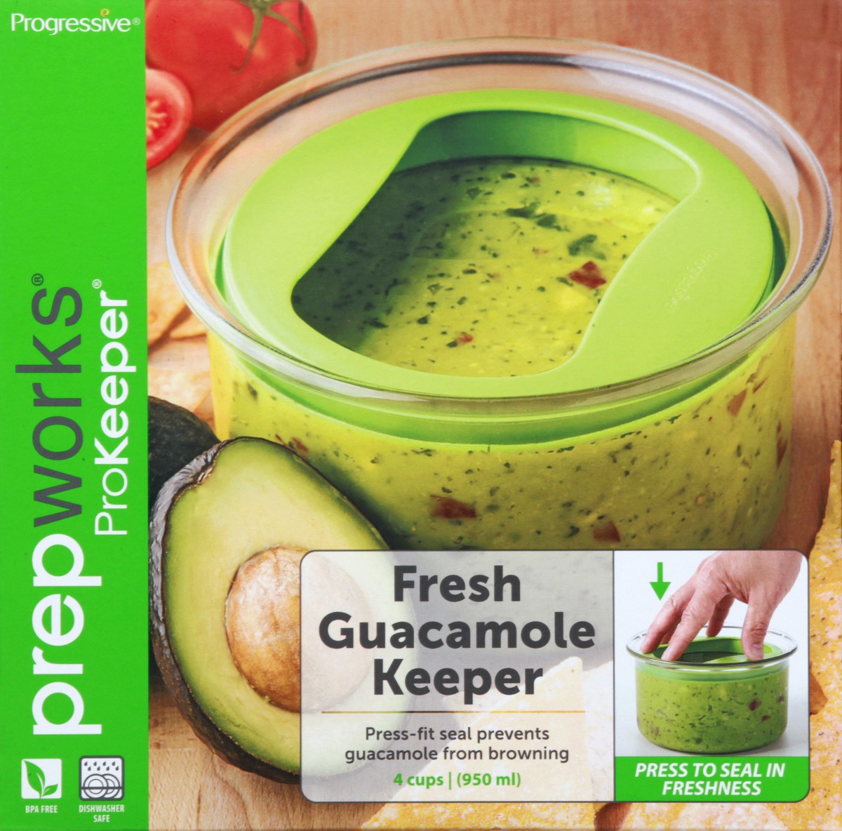 slide 3 of 9, Prepworks ProKeeper Fresh Guacamole Keeper 4 ea, 1 ct