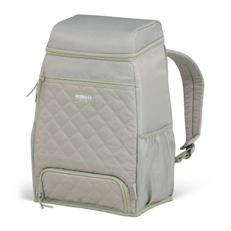 slide 1 of 14, Igloo MaxCold Duo Backpack 20 Cans Soft-Sided Cooler - Sage, 20 cans