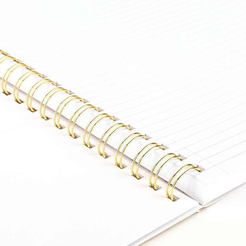 slide 3 of 6, Sugar Paper Essentials 100pg Ruled Notebook 11"x9.625" Spiral White Dot: College Ruled, Soft Cover, Acid-Free, Perforated Pages, 1 ct