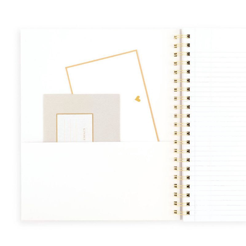 slide 4 of 6, Sugar Paper Essentials 100pg Ruled Notebook 11"x9.625" Spiral White Dot: College Ruled, Soft Cover, Acid-Free, Perforated Pages, 1 ct