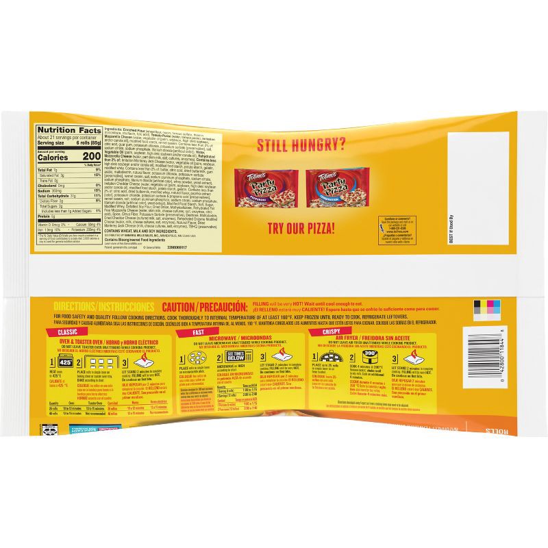 slide 4 of 8, Totino's Frozen Pizza Rolls Triple Cheese - 63.5oz/130ct, 63.5 oz, 130 ct