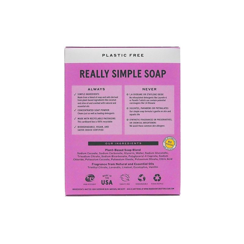 slide 2 of 4, Ingredients Matter Lavender Laundry Powder - 30oz, 30 oz