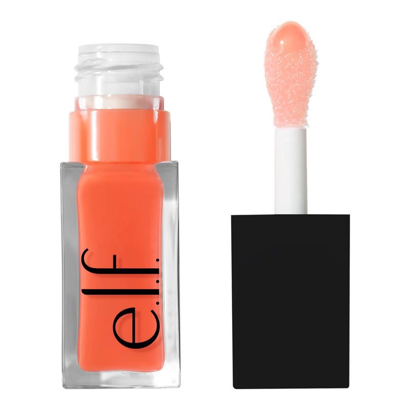 slide 1 of 11, e.l.f. Glow Reviver Lip Oil - Coral Fixation - 0.25 fl oz, 0.25 fl oz