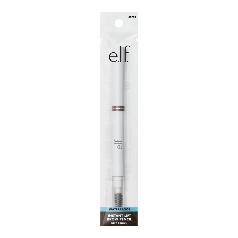 slide 8 of 9, e.l.f. Instant Lift Waterproof Brow Pencil - Deep Brown - 0.008oz, 0.008 oz