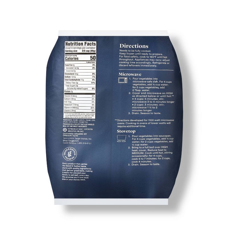 slide 2 of 4, Organic Frozen Mixed Vegetables - 28oz - Good & Gather™, 28 oz