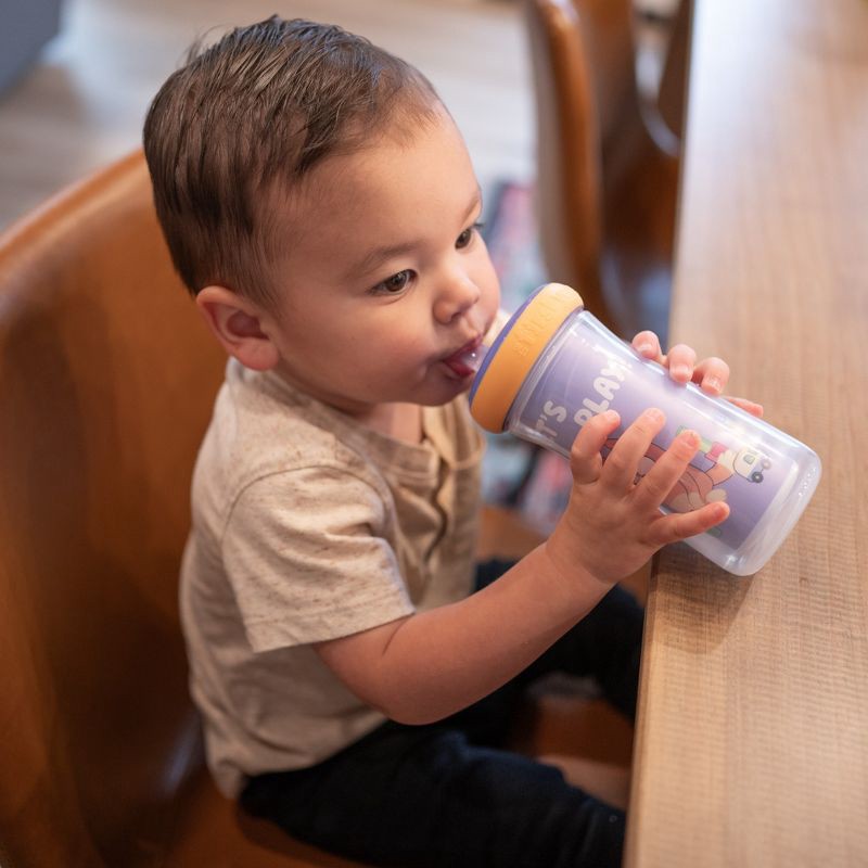 slide 3 of 6, The First Years Bluey 9oz Insulated Straw Cup - 2pk, 2 ct; 9 oz