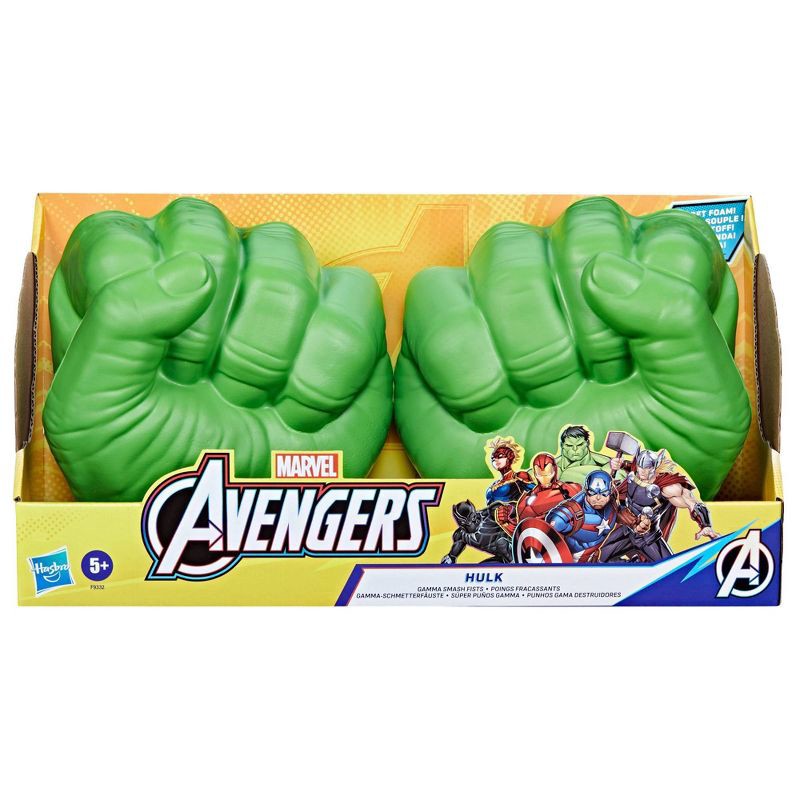 slide 2 of 7, Hasbro Marvel Avengers Hulk Gamma Smash Role Play Fists, 1 ct