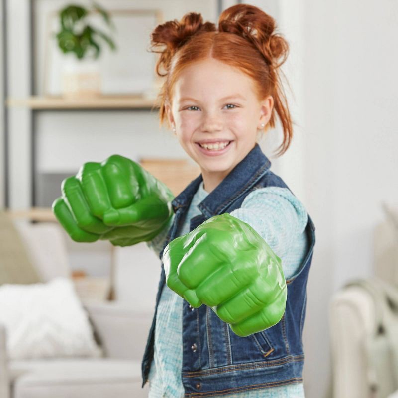 slide 4 of 7, Hasbro Marvel Avengers Hulk Gamma Smash Role Play Fists, 1 ct