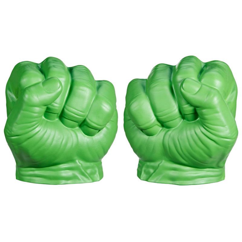 slide 1 of 7, Hasbro Marvel Avengers Hulk Gamma Smash Role Play Fists, 1 ct