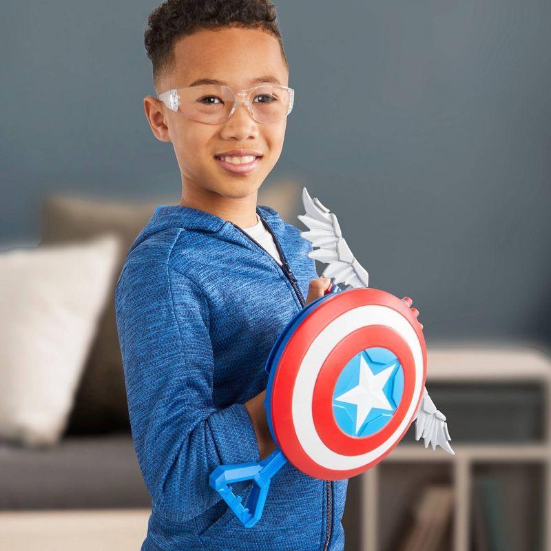 slide 10 of 10, Captain America Brave New World NERF Skyshot Blaster, 1 ct