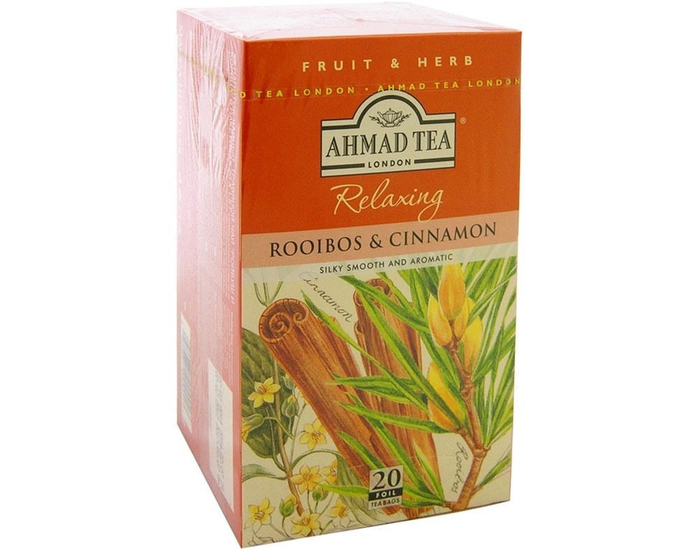 slide 1 of 1, Ahmad Tea Herbal Rooibos/Cinn, 20 ct