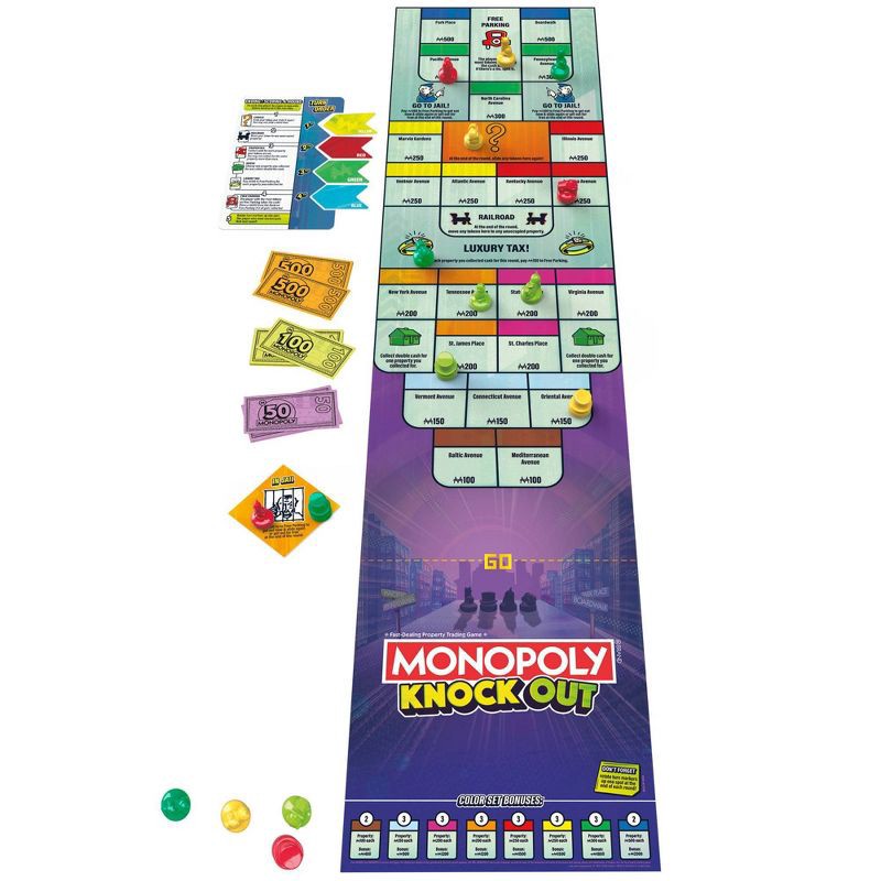 slide 2 of 14, Monopoly Knockout Board Game, 1 ct
