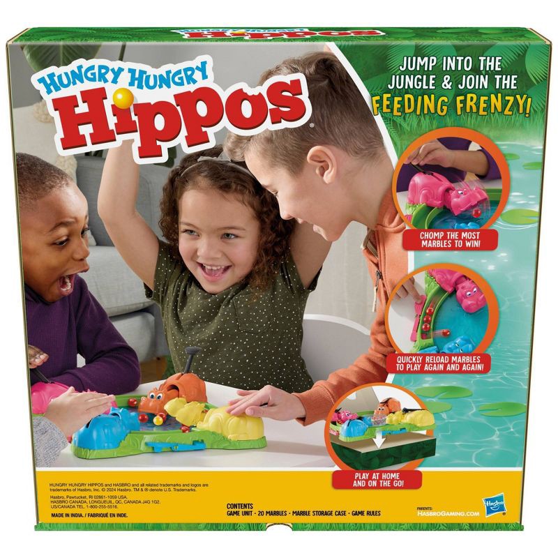 slide 4 of 10, Hungry Hungry Hippos Refresh Board Game, 1 ct