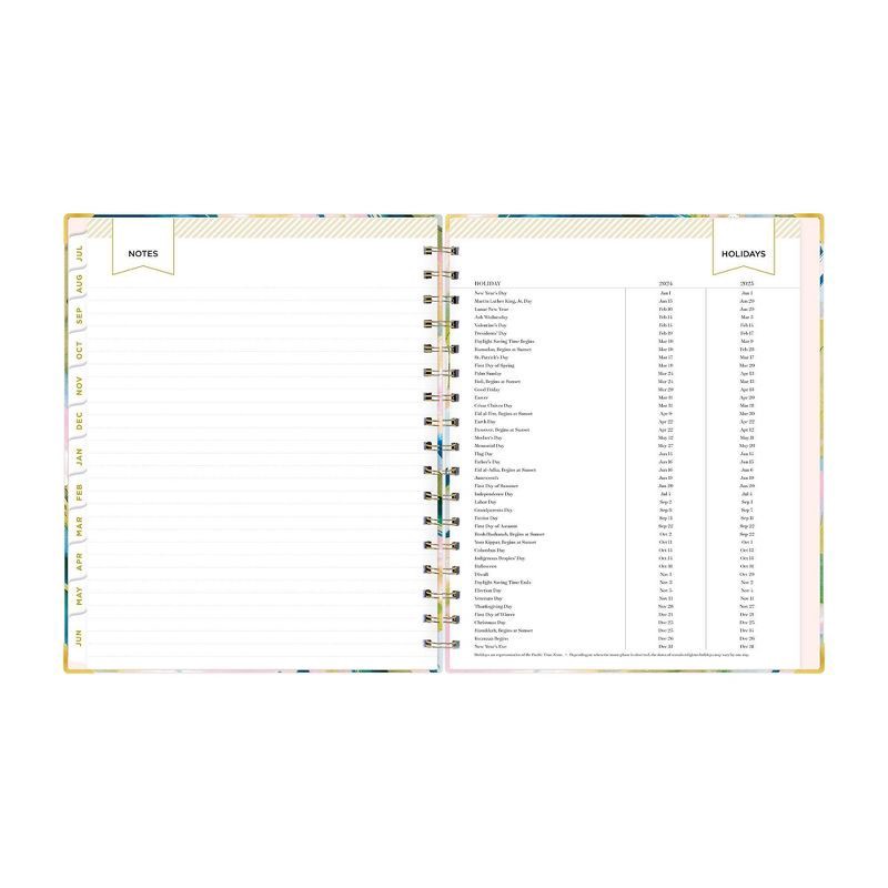 slide 12 of 14, Day Designer 2024-25 Weekly/Monthly Planner 9"x7" Wirebound Matte Day Dream: Adult Stationery, July-June, Multicolored, 1 ct