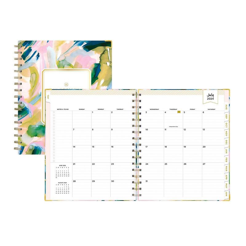slide 4 of 14, Day Designer 2024-25 Weekly/Monthly Planner 9"x7" Wirebound Matte Day Dream: Adult Stationery, July-June, Multicolored, 1 ct