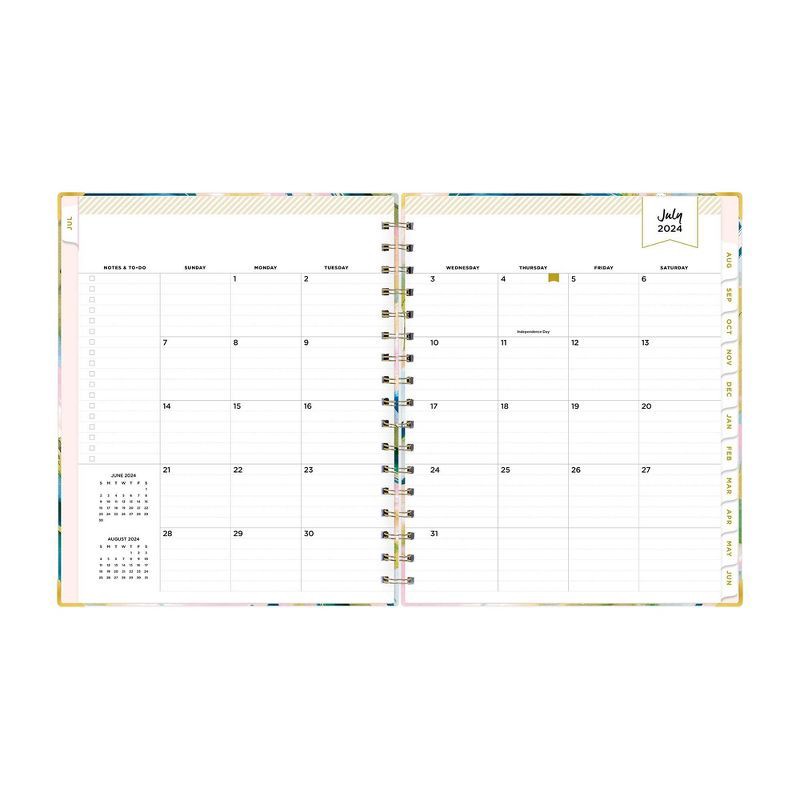 slide 6 of 14, Day Designer 2024-25 Weekly/Monthly Planner 9"x7" Wirebound Matte Day Dream: Adult Stationery, July-June, Multicolored, 1 ct