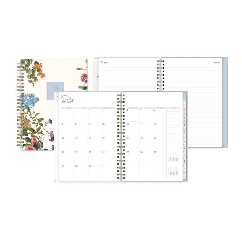 slide 4 of 13, Rachel Parcell 2024-25 Weekly/Monthly Planner with Notes 8.625"x5.875" Wirebound Cordelia: Adult Calendar July-June, 1 ct