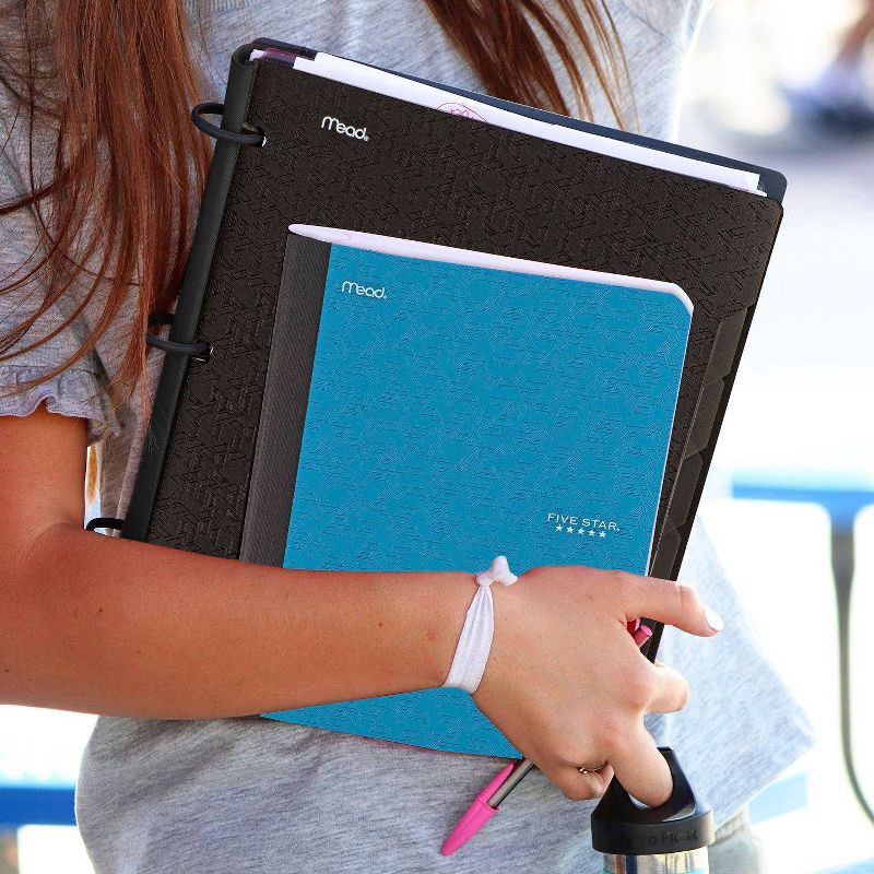 slide 8 of 11, Five Star 80pg Wide Ruled Composition Notebook 9.75"x7.5": Flexible Cover, Acid-Free, Rounded Corners, Adult Stationery, 1 ct