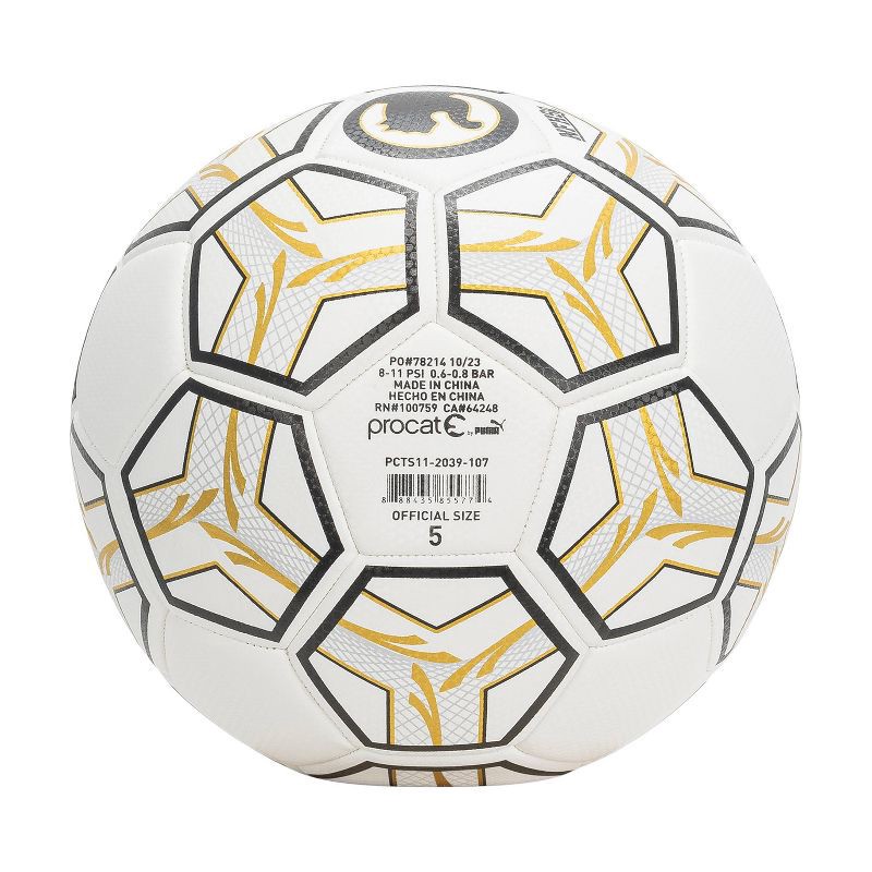 slide 2 of 4, ProCat by Puma NFHS Soccer Ball Size 5 - White, 1 ct