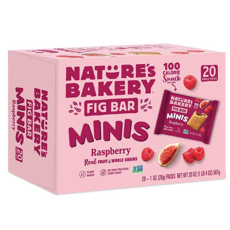 slide 2 of 3, Nature's Bakery Raspberry Fig Bar MINIS - 20oz/20ct, 20 ct; 20 oz