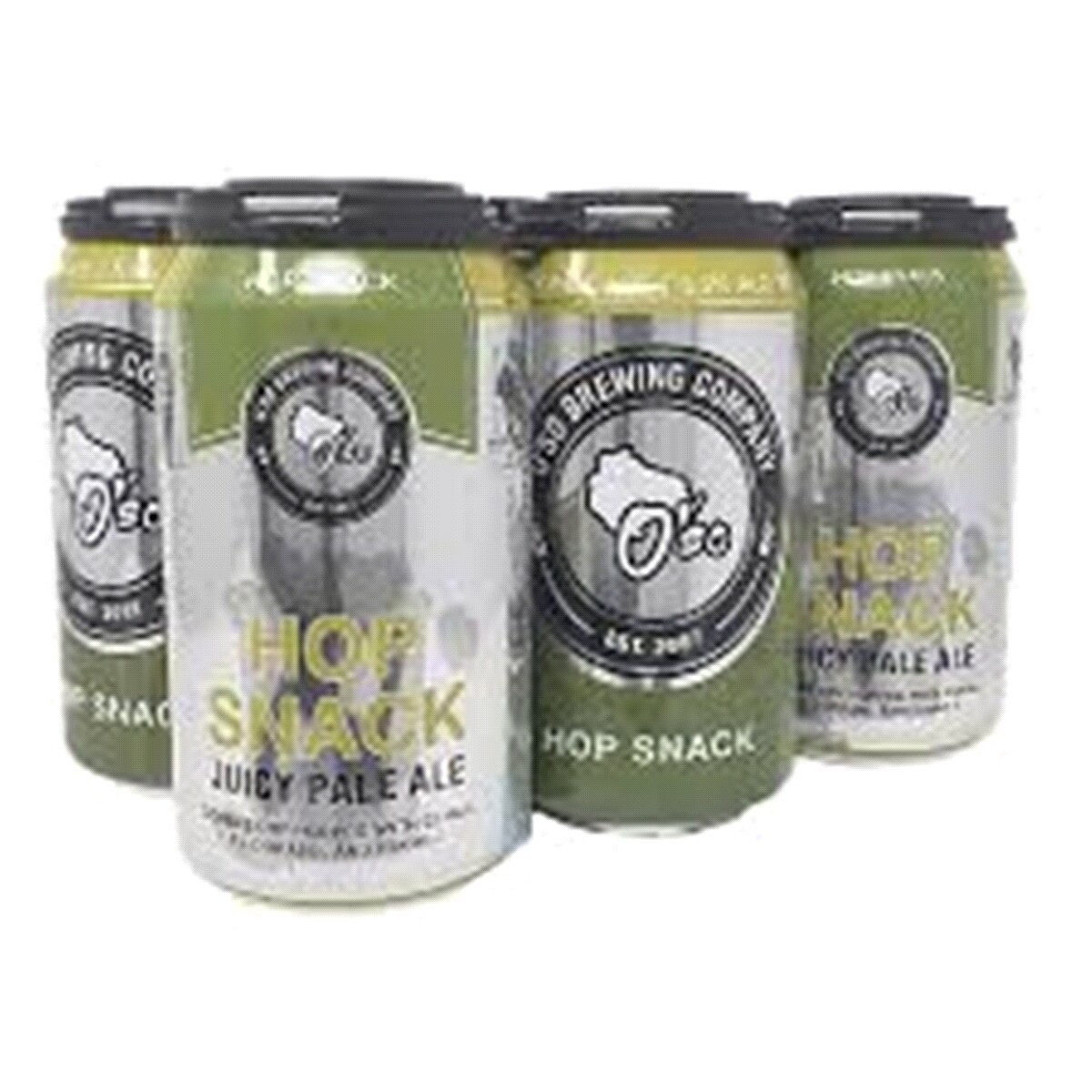 slide 1 of 1, O'So Brewing Hop Snack Juicy Pale Ale, 6 ct
