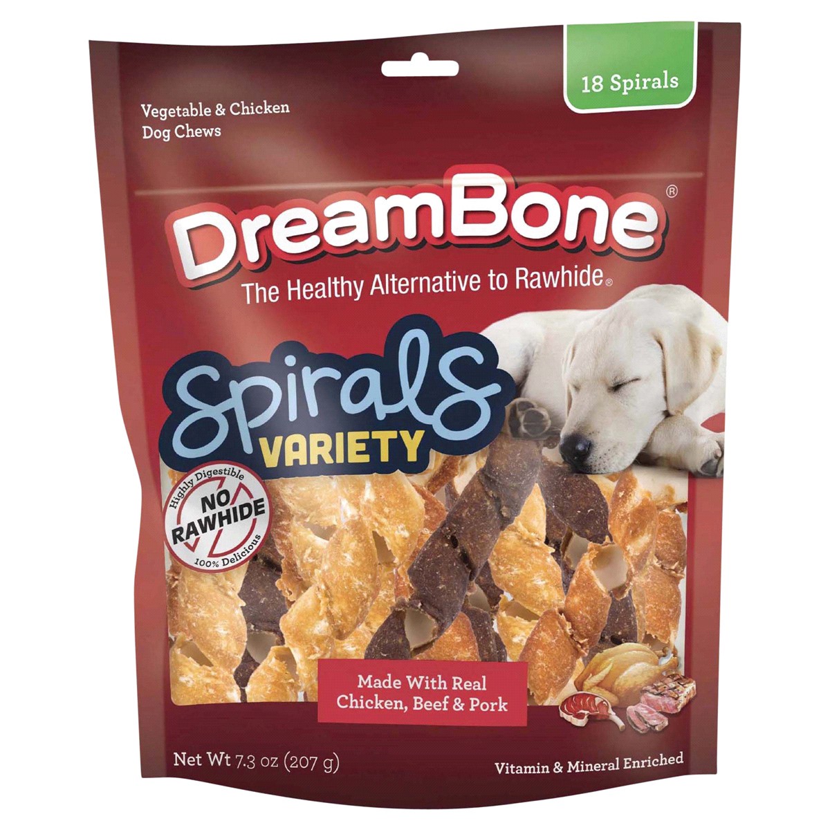 slide 1 of 4, Dreambone Sprials Variety Pack, 18 ct