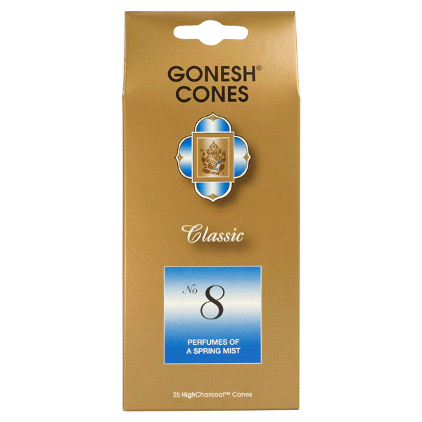slide 1 of 1, GONESH Incense Cones - Classic Fragrance #8, 