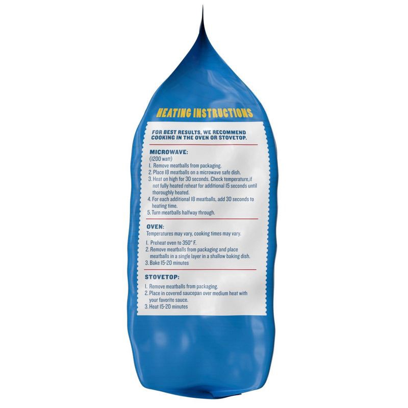 slide 3 of 4, Earth's Best Frozen Premium Baked Mini Beef Meatballs for Kids Family Size - 20oz, 20 oz