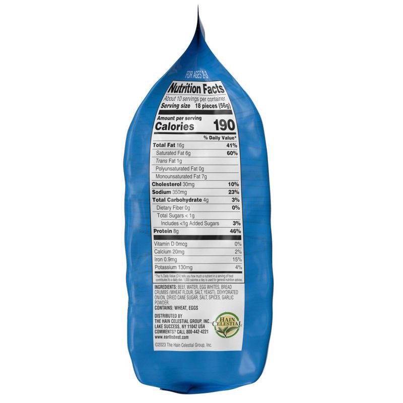 slide 4 of 4, Earth's Best Frozen Premium Baked Mini Beef Meatballs for Kids Family Size - 20oz, 20 oz