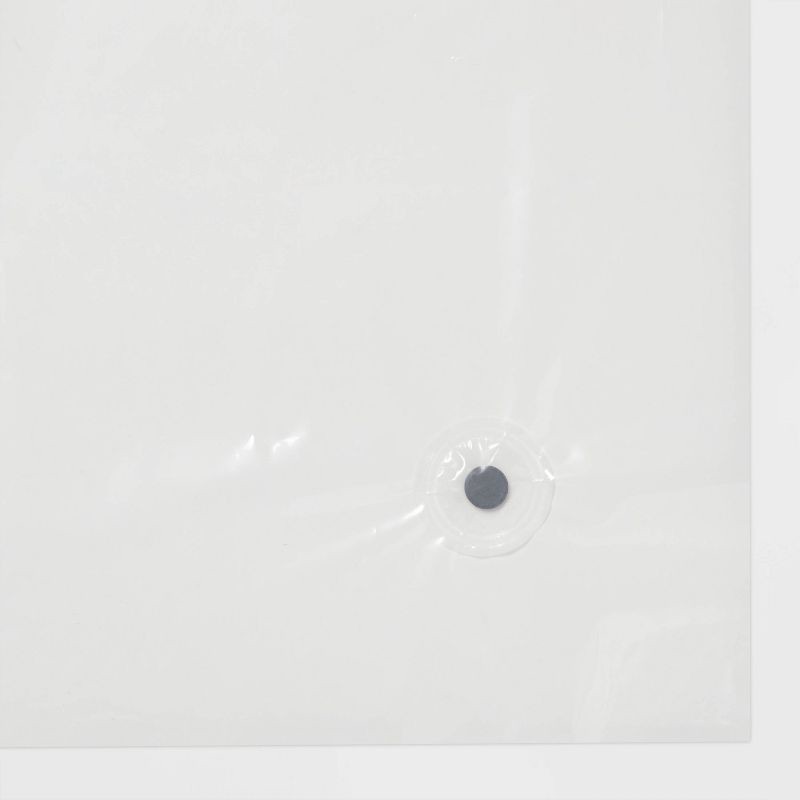 slide 4 of 4, 70"x71" Lightweight Color Shower Liner Clear - Room Essentials™, 1 ct