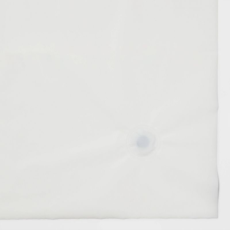 slide 4 of 4, 70"x71" Lightweight Color Shower Liner White - Room Essentials™, 1 ct