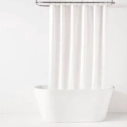 70"x71" Lightweight Color Shower Liner White - Room Essentials™