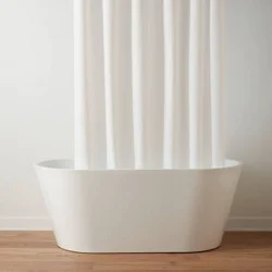 71"x71" Mid Weight Color Shower Liner White - Threshold™