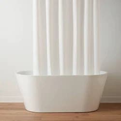 71"x71" Mid Weight Color Shower Liner White - Threshold™