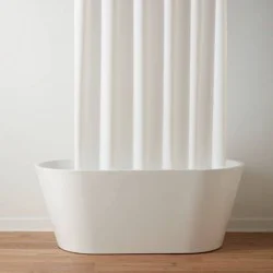 71"x71" Heavy Weight Color Shower Liner White - Threshold™