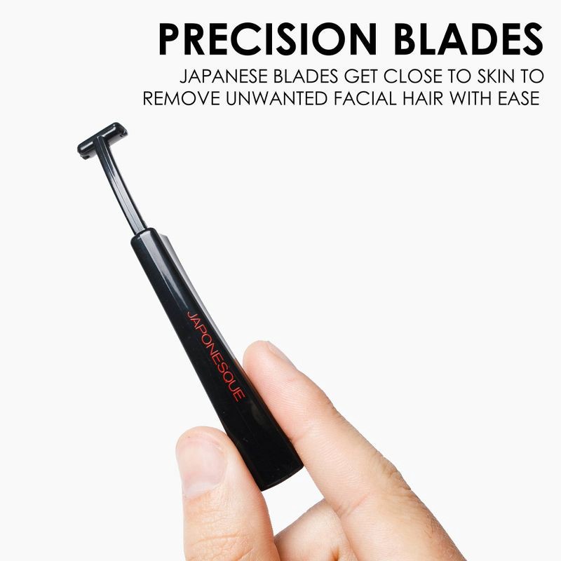 slide 3 of 6, JAPONESQUE Beard & Brow Touch Up T-Razor - 3ct, 3 ct