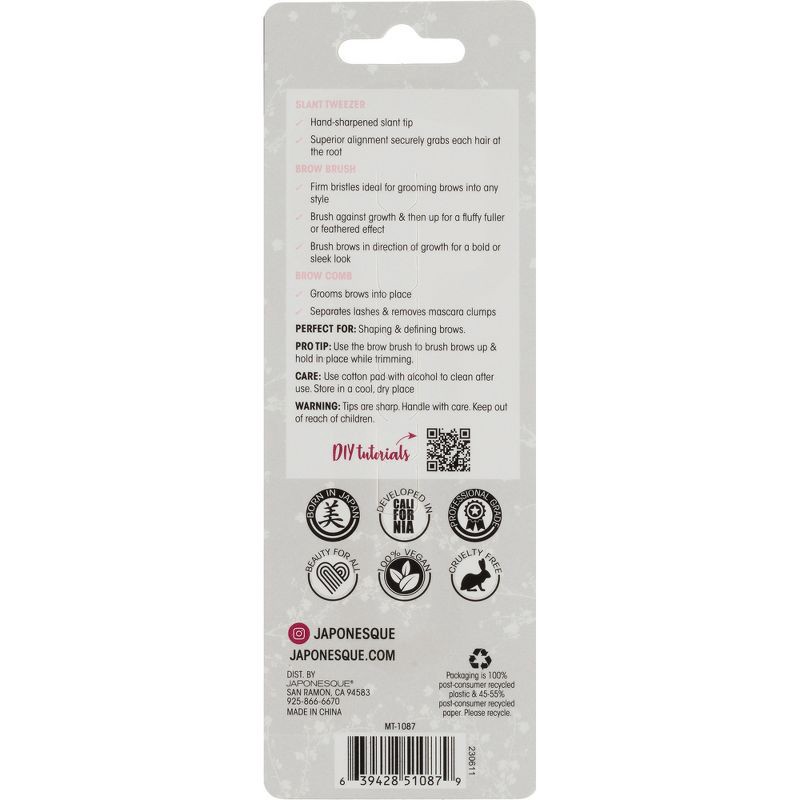 slide 7 of 7, JAPONESQUE Premium Brow Shaper Beauty tool, 1 ct