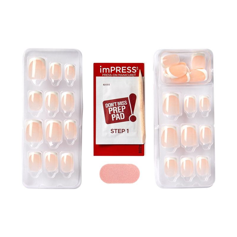 slide 5 of 13, KISS Products imPRESS Press-On Manicure Fake Nails - Model - 33ct, 33 ct