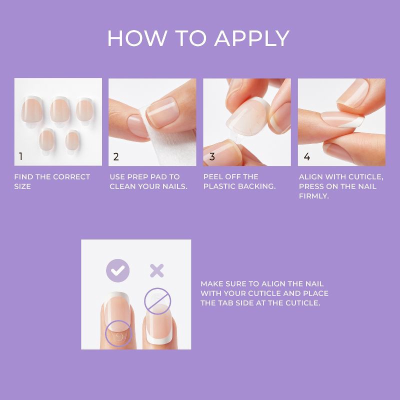 slide 6 of 13, KISS Products imPRESS Press-On Manicure Fake Nails - Model - 33ct, 33 ct