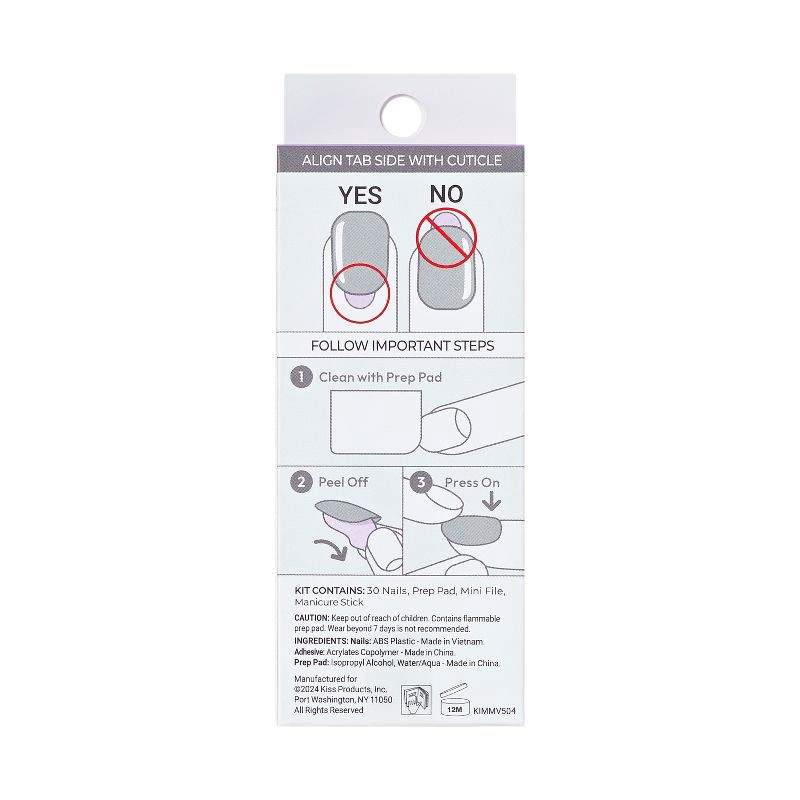 slide 10 of 11, imPRESS Press-On Manicure Fake Nails - Fearless - 33ct, 33 ct