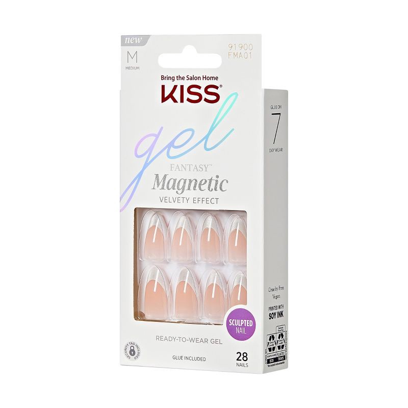 slide 6 of 7, KISS Products Gel Fantasy Magnetic Fake Nails - North Coast - 31ct, 31 ct