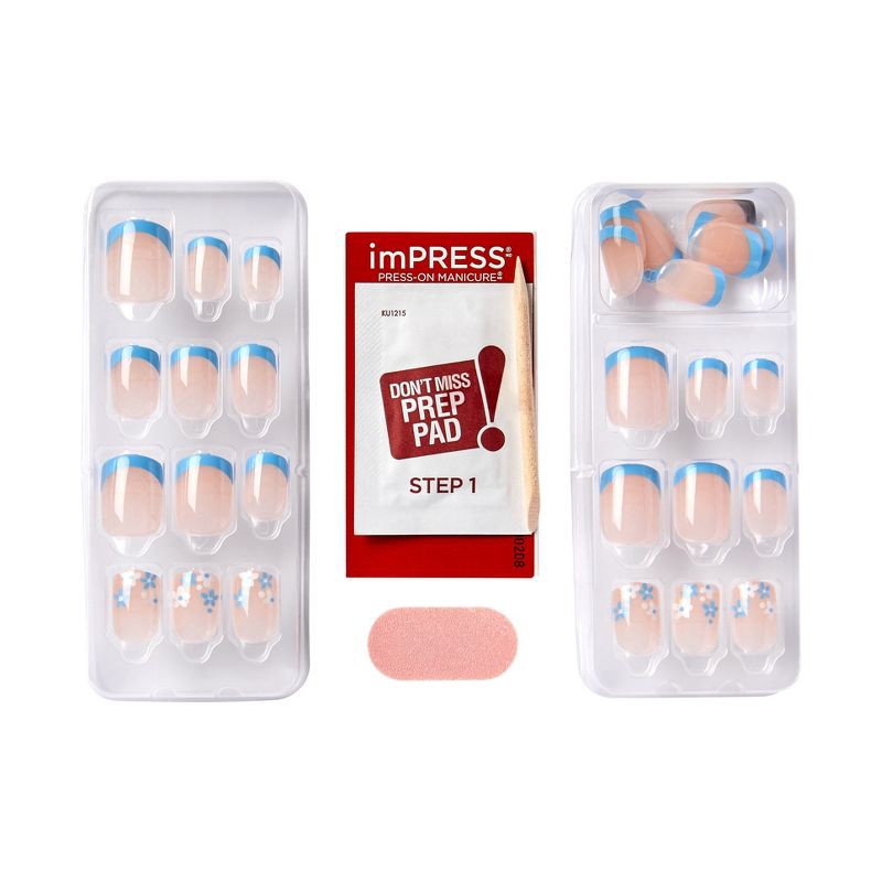 slide 5 of 11, KISS Products imPRESS Press-On Manicure Fake Nails - Snooze - 33ct, 33 ct
