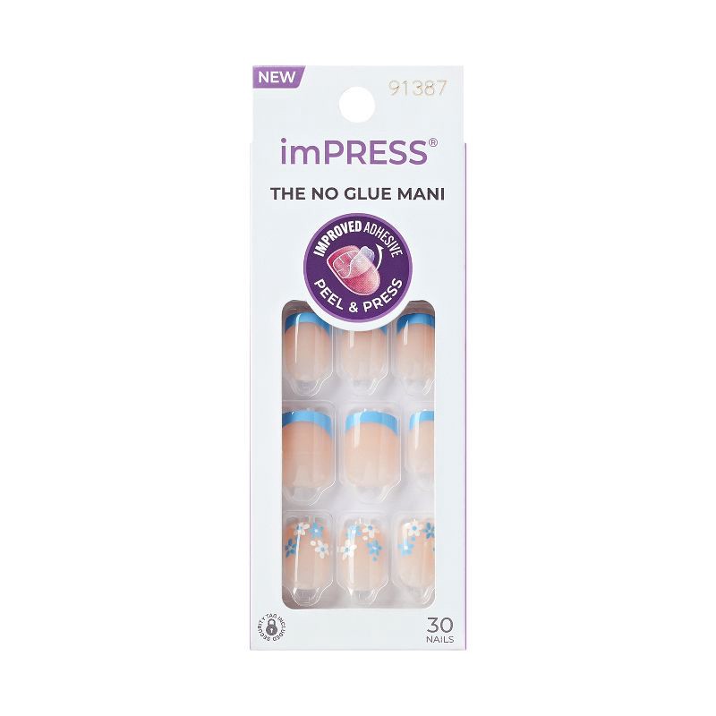 slide 1 of 11, KISS Products imPRESS Press-On Manicure Fake Nails - Snooze - 33ct, 33 ct