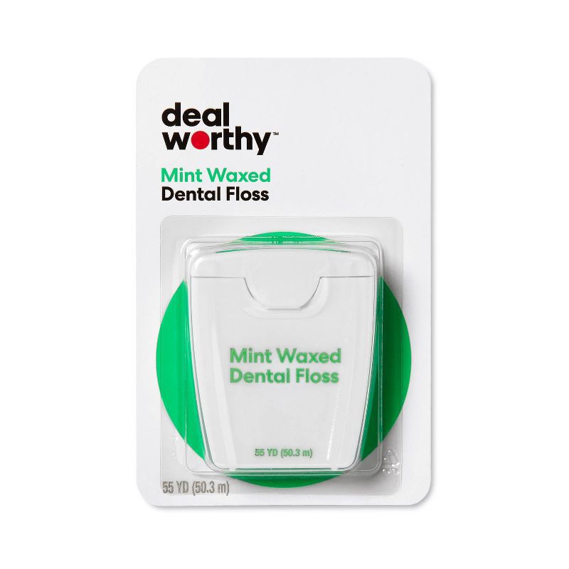 slide 1 of 3, Dental Floss Mint - Dealworthy™, 1 ct