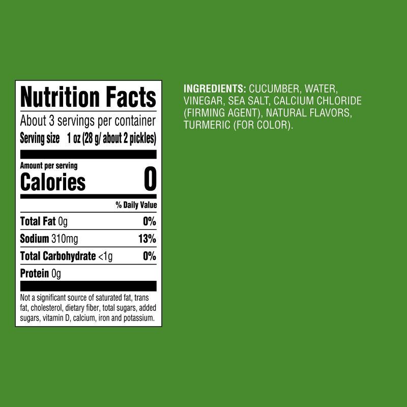 slide 4 of 4, Petite Kosher Dill Pickle Snack Pouch - 4.8 fl oz - Good & Gather™, 4.8 fl oz