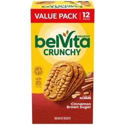 BelVita Cinnamon Brown Sugar Breakfast Biscuits Value Pack - 12.12oz/12pk