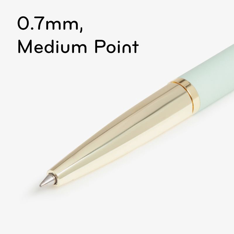 slide 4 of 9, U Brands 3pk Gel Pens Black Ink Avalon Soft Touch Loose Botanical Hues, 3 ct